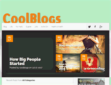Tablet Screenshot of coolblogs.in
